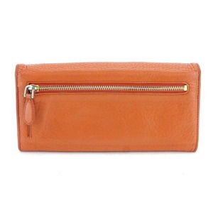 Prada Wallet orange leather long